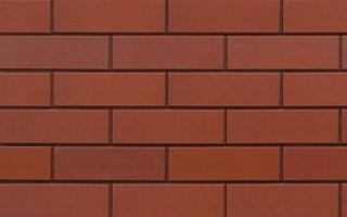 Клинкерная Плитка для Вентилируемых фасадов без расшивки шва Красный. Rot ABC  283*85/100*22 мм