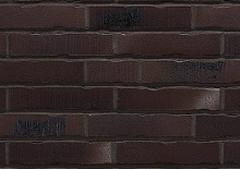  Клинкерная фасадная плитка облицовочная под кирпич Stroeher (Штроер) Handstrich 394 schwarzkreide шероховатая, 240*52*14 мм
