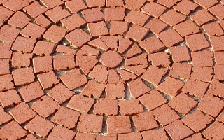 Тротуарная плитка / брусчатка Клинкерная ABC Rot-nuanciert (Рот-нуанкиерт) мозаичный с фаской (делится на 4 части) мозаичный с фаской (делится на 4 части) 240*60/60*60*62 мм