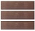№3 Глазурованная Фасадная плитка Клинкерная облицовочная под кирпич 283х84х13,5 мм цвет коричневый RAL