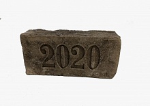 Донские Зори кирпич с клеймом 2020 Год 215*102*65 мм, Кирпич ручной формовки полнотелый, облицовочный