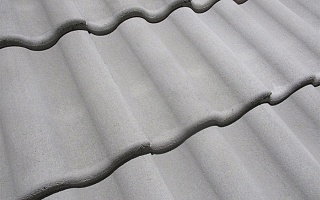Натуральная цементно-песчаная черепица рядовая Light неокрашенный серый 72, Kriastak Baltic tile