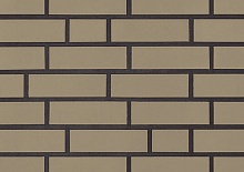 Клинкерная фасадная и интерьерная плитка облицовочная под кирпич Roben (Роббен) Faro grau-nuanciert гладкая DF14, 240*52*14 мм