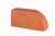 12.101117L Кирпич фигурный полнотелый красный Lode JANKA F17 гладкий, 250*120*65 мм