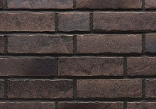  Клинкерная фасадная плитка облицовочная под кирпич Stroeher (Штроер) Zeitlos 368 sepiaquarz рельефная NF14, 240*71*14 мм